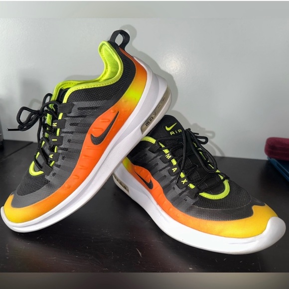 Nike AirMax Sneakers orange black and yellow - Picture 1 of 6